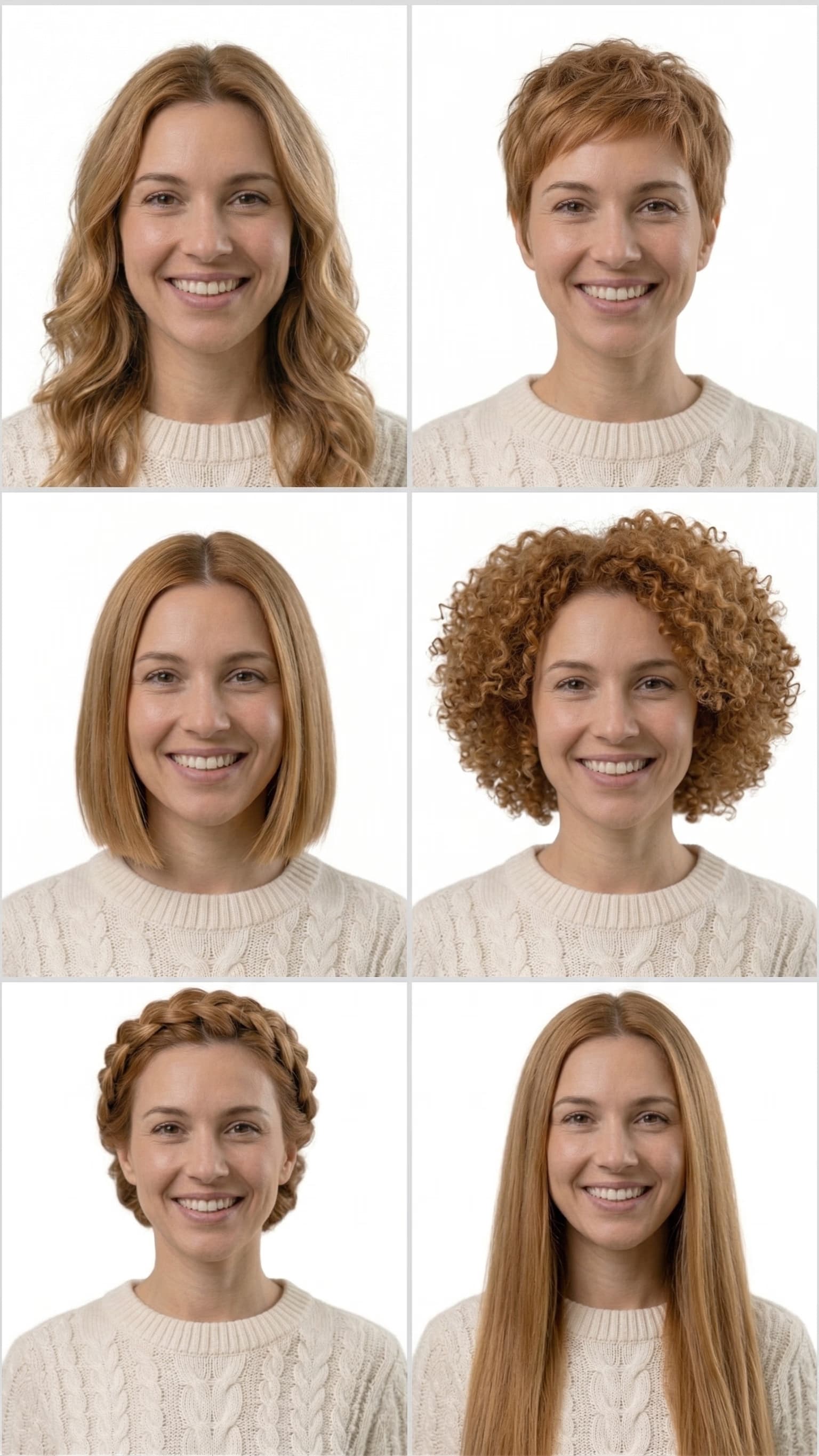 Before and after: a real Hairstyle AI result